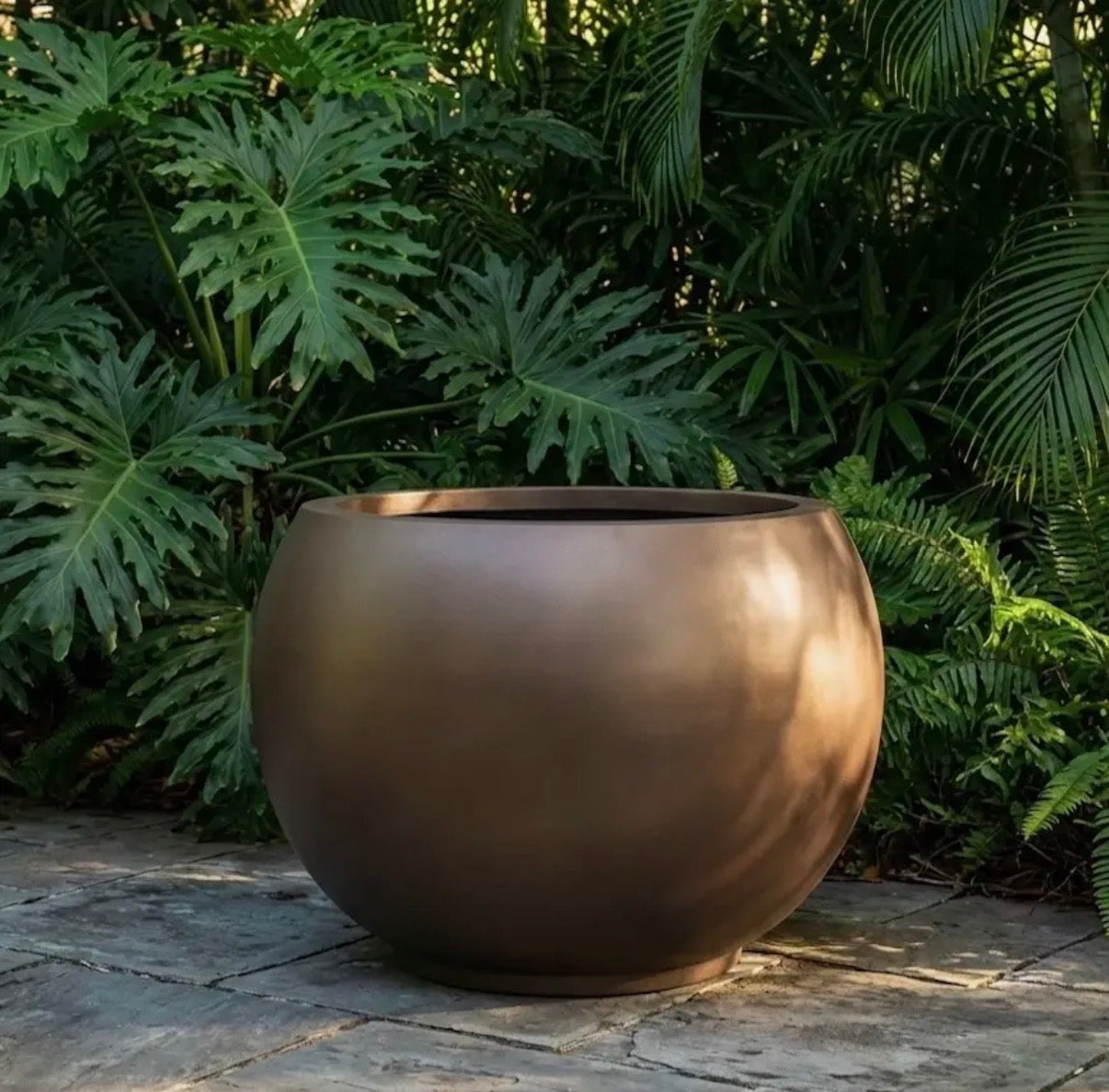 Bronze Estate Bowl Planter
