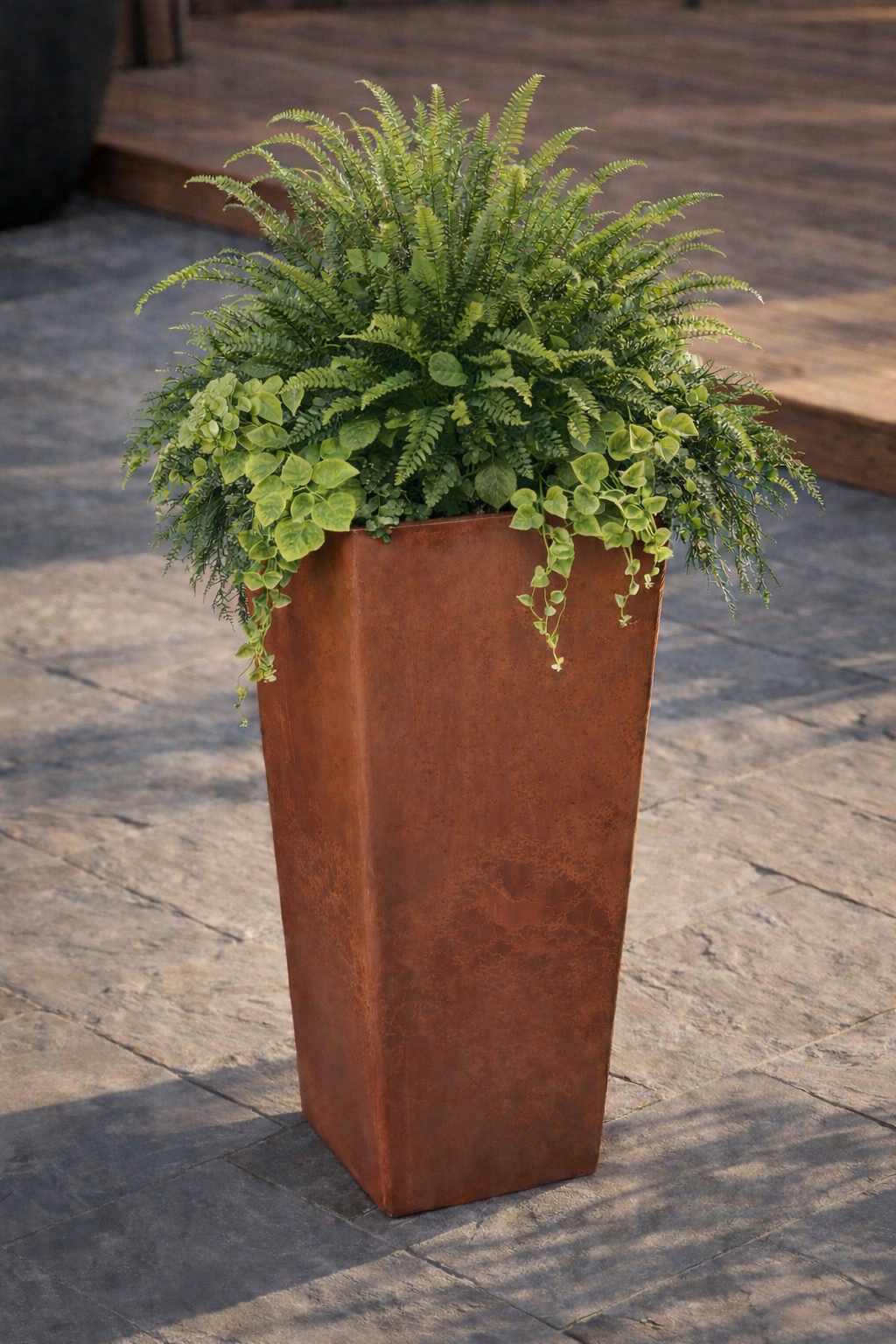 Tall Square Planter 13x13x28 inches
