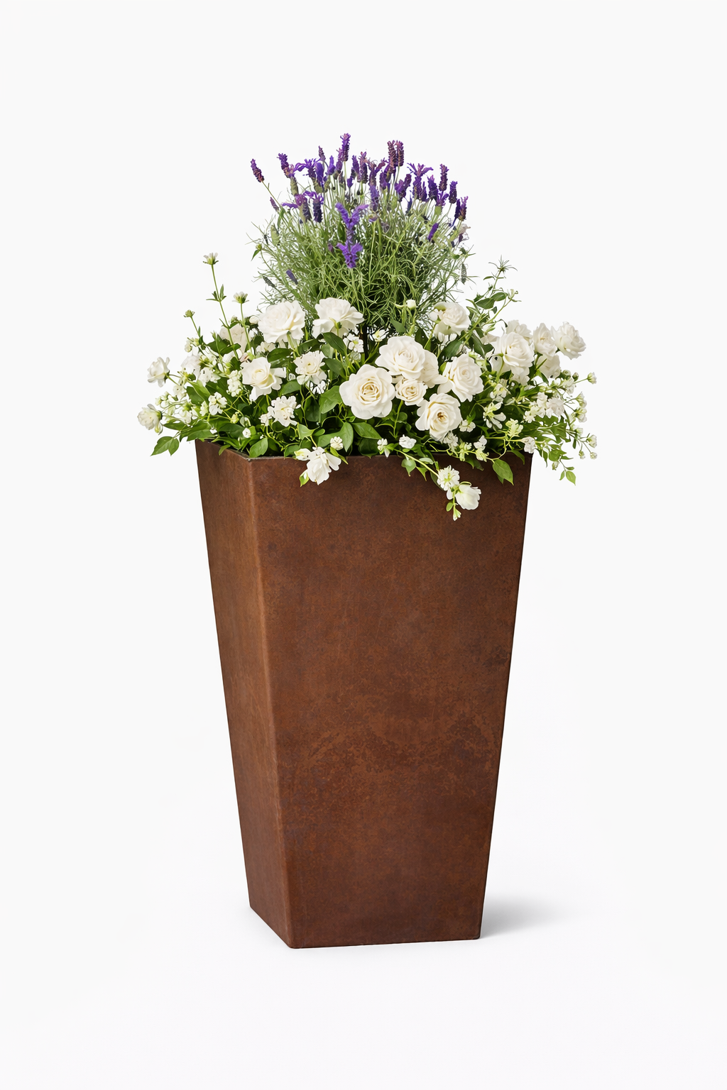 Tall Square Planter 13x13x28 inches