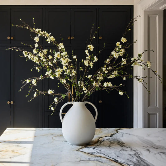 Cream Blossom Branch- 57"- Six Stem Bundle