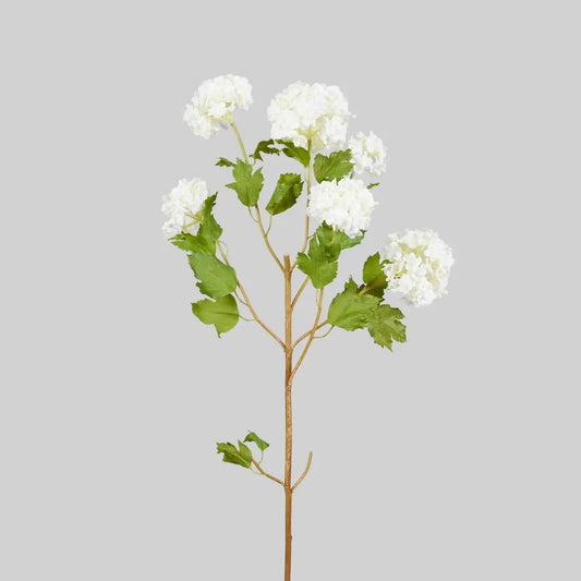 Snowball Hydrangea in Crisp White - 43.5"- Six Stem Bundle